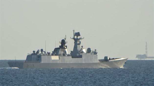 nsk raketov fregata Jn-cheng v Severnm moi