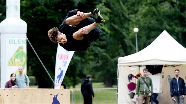 V Brn se konal jeden z dl serilu B42V Parkour Cup. V prvnm kole soutc zdolvali pekkovou drhu na as, ve druhm pedvdli co nejefektnj kousky. (15.7.2017)