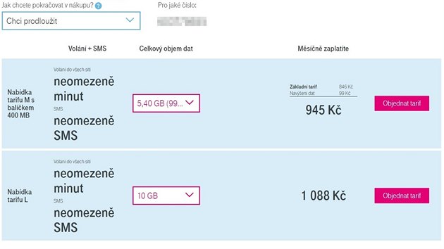 T-Mobile lk na jedinen tarify na mru