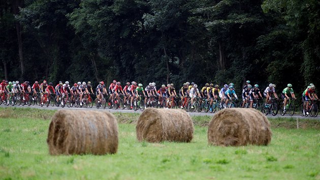 Momentka z dvanct etapy Tour de France.