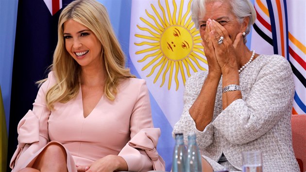 Ivanka Trumpov a fka Mezinrodnho mnovho fondu (MMF) Christine Lagardeov.