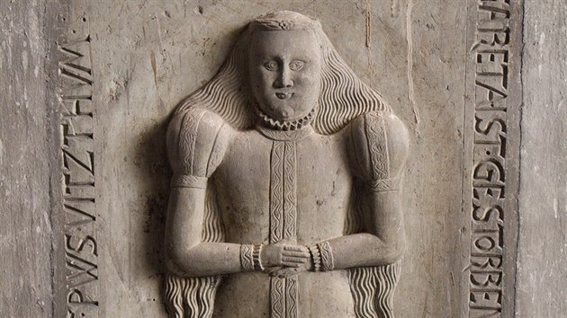 Nalezen nhrobn kmen - Magdalena star 1559