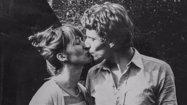 Věra Geislerová a její manžel Petr (1972)