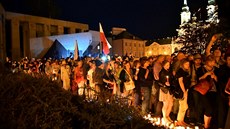 Protesty proti snaze polské vládní strany Právo a spravedlnost ovládnout...