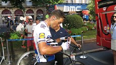Zdenk tybar po patnácté etap Tour de France.