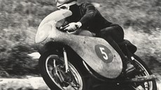 Frantiek astný na Grand Prix eskoslovenska v roce 1958