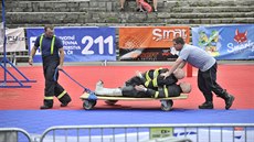 Hasiské závody Firefighter Combat Challenge v Jihlav.