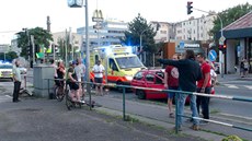 Opilý mu nastoupil do auta a cestou srazil cyklistu (11.7.2017)