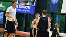 Ryan Richman na praském basketbalovém kempu Tomáe Satoranského