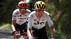 Mikel Landa (vpedu) na trati 13. etapy Tour de France