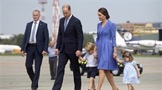 Princ William, princ George, vévodkyn Kate a princezna Charlotte odletli z...