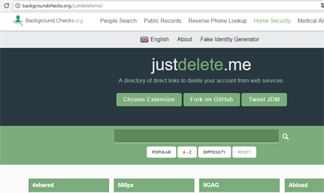 Justdelete.me