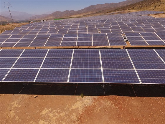 Fotovoltaická elektrárna Solek Group v Chile (27. �ervence 2017)
