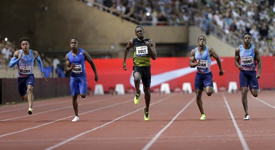 Usain Bolt na Diamantové lize v Monaku