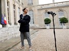 Zpvaka Rihanna se sela s francouzským prezidentem Emmanuelem Marconem. (26....
