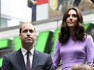 William a Kate na hlavním elezniním nádraí v Berlín, kde se byli dnes...