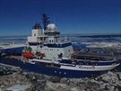Ledoborec MSV Nordica na cest za polárním kruhem, arktické poasí