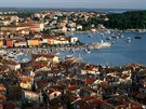 Rovinj ze zvonice kostela sv. Eufemije