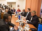Zasedání poslanecké vyetovací komise kvli kauze únik informací z...