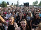 Nadení návtvník Colours of Ostrava 2017.