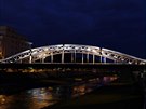Vizualizace nov�ho nasv�cen� mostu Milo�e S�kory v Ostrav�