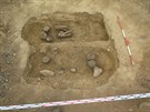 Na Mostecku nalezen hroby z obdob ntick kultury.