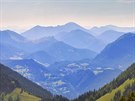 MOJE ROZMARNÉ LÉTO Pohled na Alpy z Orlího hnízda (Bavorsko)