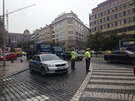 Policie vyetuje pepadení obchodu v centru Prahy (24.7.2017)