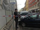Policie vyetuje pepadení obchodu v centru Prahy (24.7.2017)