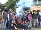 Demonstranti ve Venezuele zablokovali ulice. Vypukla celostátní stávka