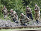 Bojov ukzka pepaden vlaku na ndra ve Valaskch Kloboukch (22. ervence...