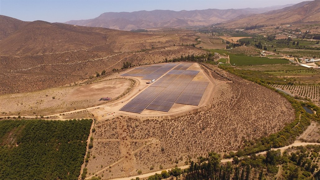 Fotovoltaická elektrárna Solek Group v Chile (27. �ervence 2017)