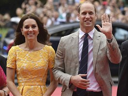 Vévodkyn Kate a princ William (Heidelberg, 20. ervence 2017)