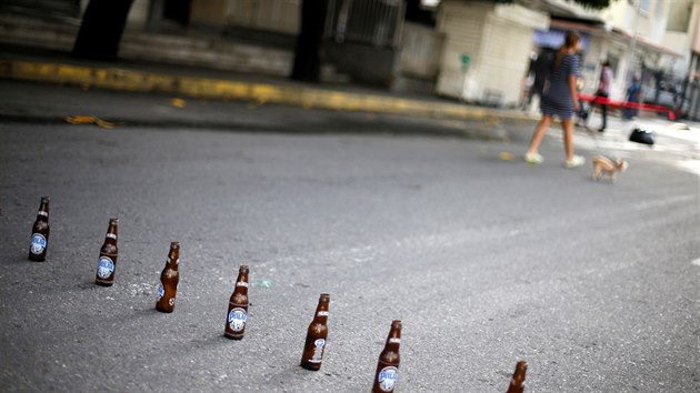 Ve Venezuele vypukla tyiadvacetihodinov   celosttn stvka jako protest proti vld Nicolse Madura. (20. ervence 2017)