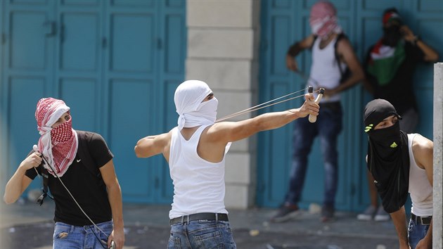 Kvli omezenm na Chrmov hoe v Jeruzalm vypukly stety Palestinc s policisty i v Betlm na Zpadnm behu Jordnu. (21. ervence 2017)