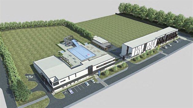 Vizualizace pl�novan�ho are�lu v Zub��.