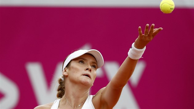 Tereza Martincov na turnaji v Gstaadu