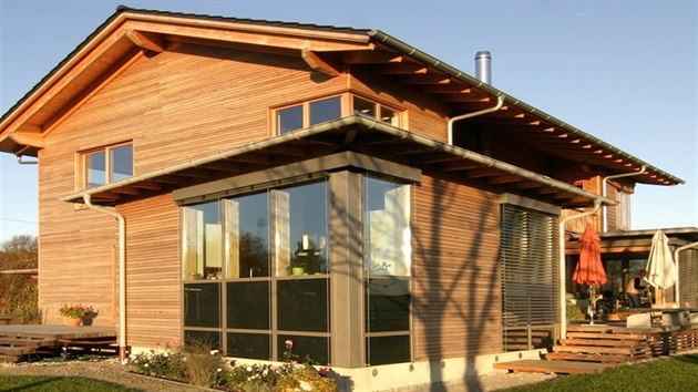 Pasivní dům ze dřeva si pro sebe navrhl bavorský stavitel Stefan Fichtl.
