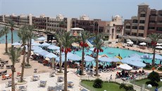 Egyptské letovisko Hurghada  (18. července 2017)