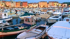 Promenáda �ili riva v centru Rovinje pat�í k nejhez�ím na Jadranu.