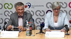 Moravskoslezský hejtman Ivo Vondrák ml po jednání s ministryní Karlou...