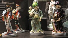 Ukázka z výstavy Ostravského muzea, která ukazuje skvosty maarské porcelánky...