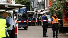 výcarská policie uzavela centrum msta Schaffhausen poté, co v nm zaútoil...