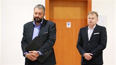 Poslanec Pavel Růžička (vlevo) a starosta Postoloprt Zdeněk Pištora.