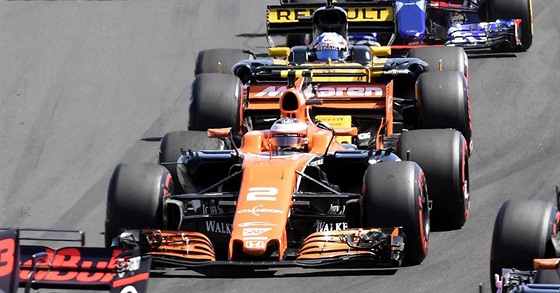 Stoffel Vandoorne z McLarenu pi Velké cen Maarska formule 1.