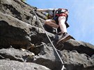 Via ferrata na Pastýské stn v Dín