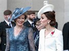 Belgická královna Mathilde a vévodkyn Kate (Ypry, 30. ervence 2017)