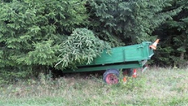 Traktoristu pejel na Prachaticku vlastn stroj (30. ervence 2017).