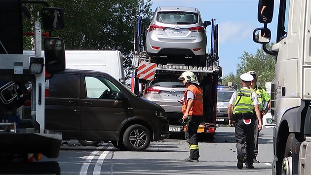 Pi tragick nehod u tok na Havlkobrodsku zemela osmaticetilet ena, vn zrann byl osmilet chlapec.