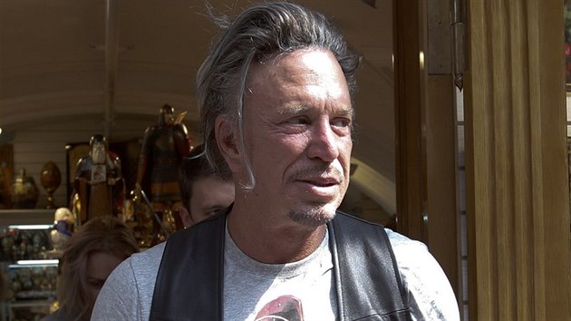 Mickey Rourke (Moskva, 11. srpna 2014)